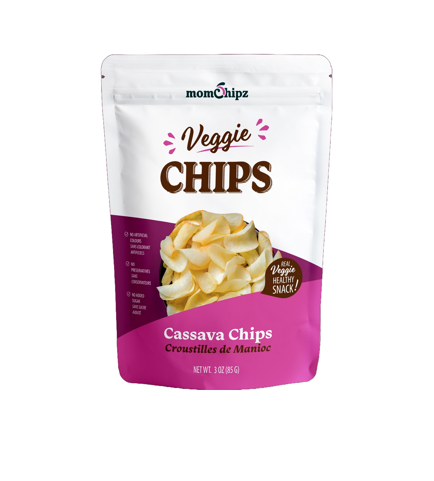 Momchipz Cassava Chips - 85 Gr | Healthy & Very Delicious