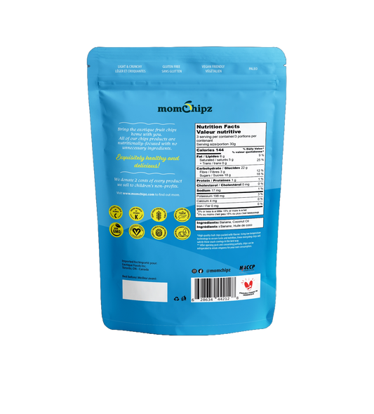 Momchipz Banana Chips - 85 Gr | Healthy & Very Delicious | No-Added Sugar