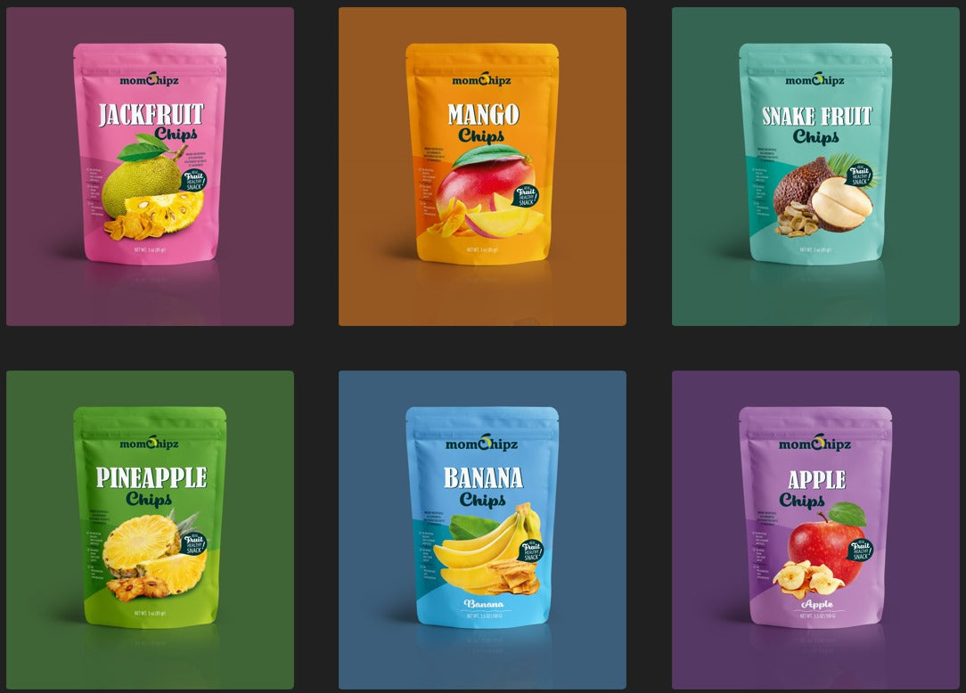 Momchipz Snake Fruit Chips - 85 Gr | Healthy & Very Delicious