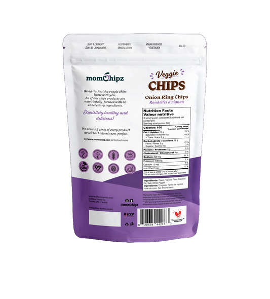 Momchipz Onion Ring Chips - 85 Gr | Healthy & Very Delicious