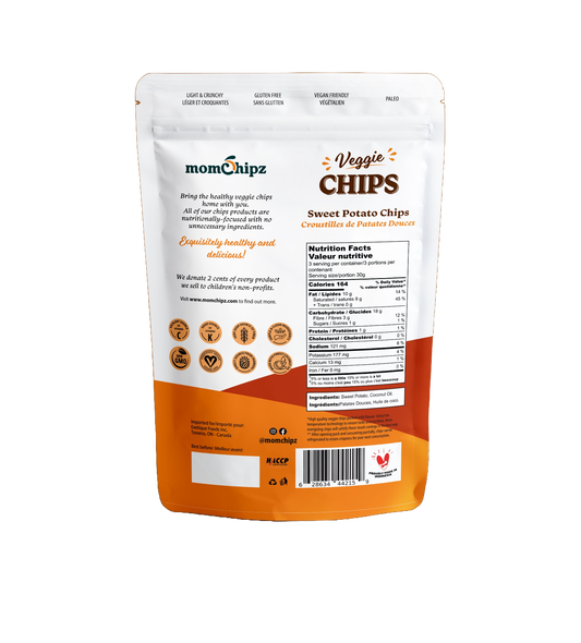 Momchipz Sweet Potato Chips - 85 Gr | Healthy & Very Delicious