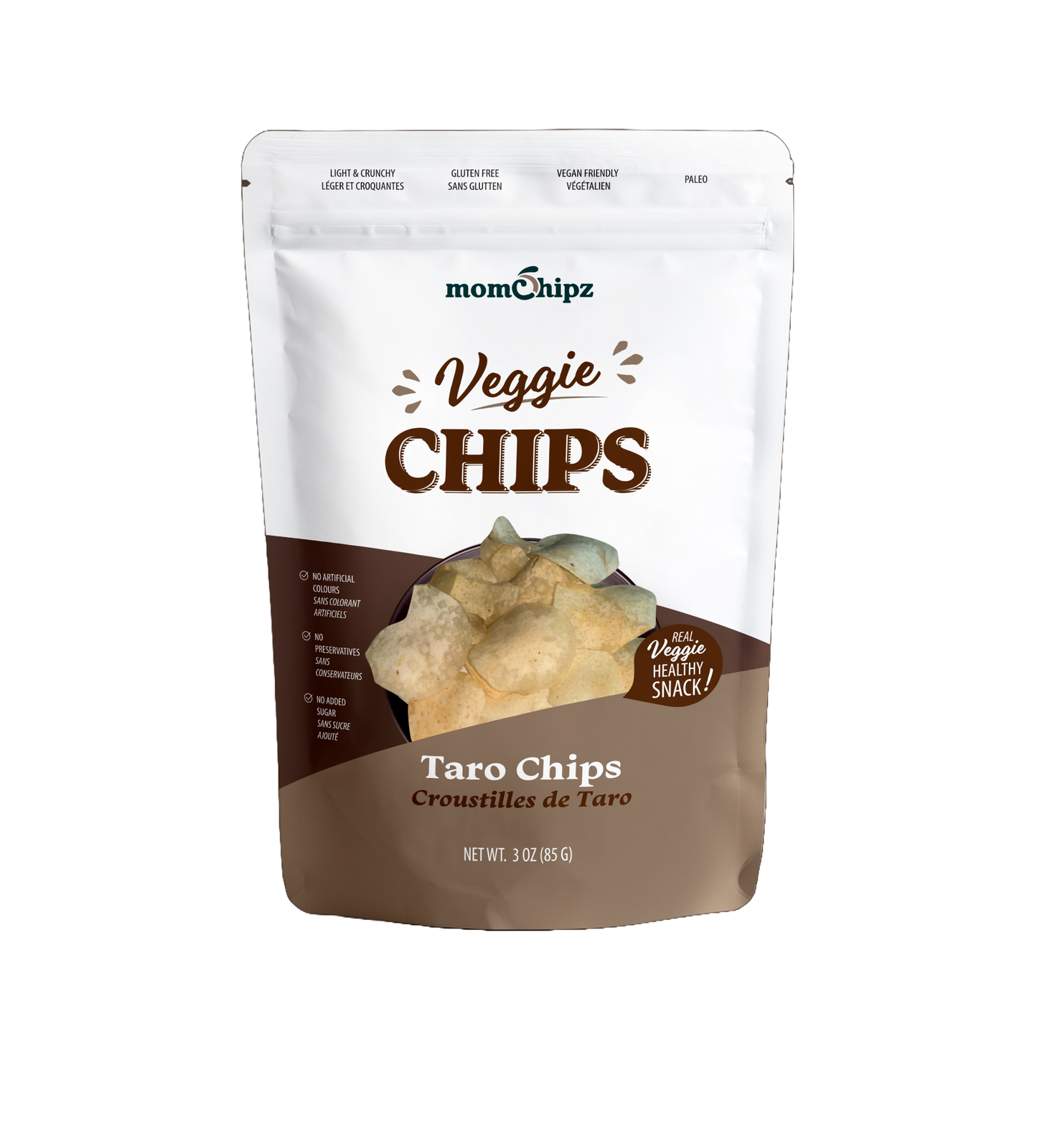 Momchipz Taro Chips - 85 Gr | Healthy & Very Delicious