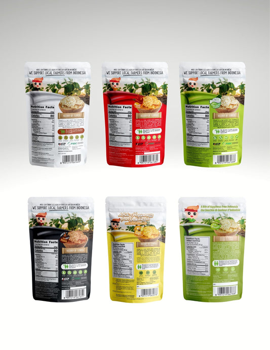Woh Tempeh Chips Assorted - 70 Gr (Pack of 6)