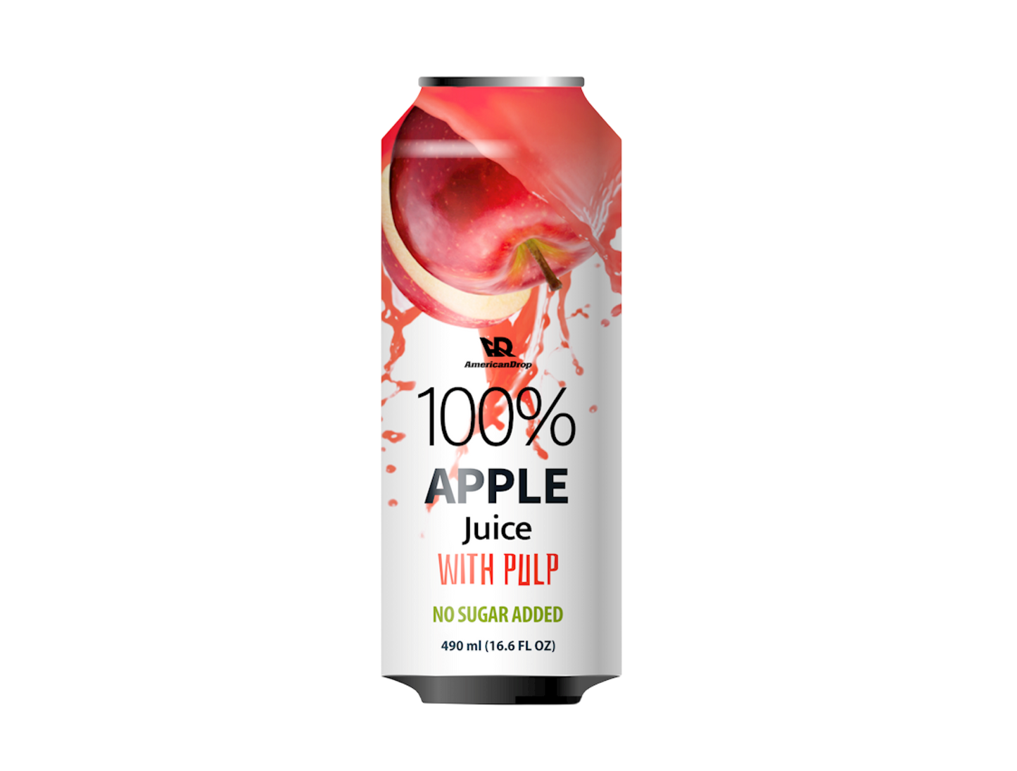 Apple 100% Juice With Pulp | No Sugar Added 490 ml | Pack of 6