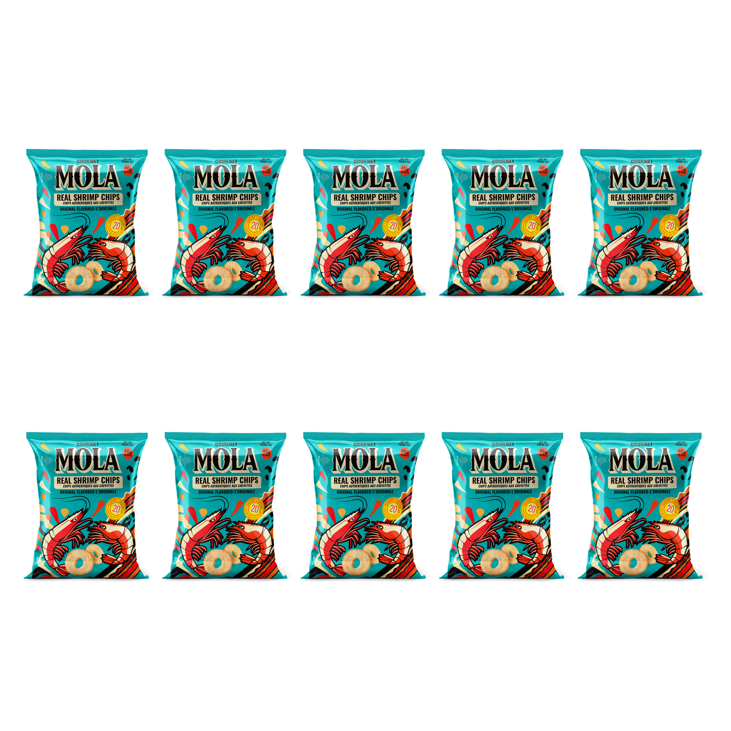 MOLA Real Shrimp Chips Original - 40g