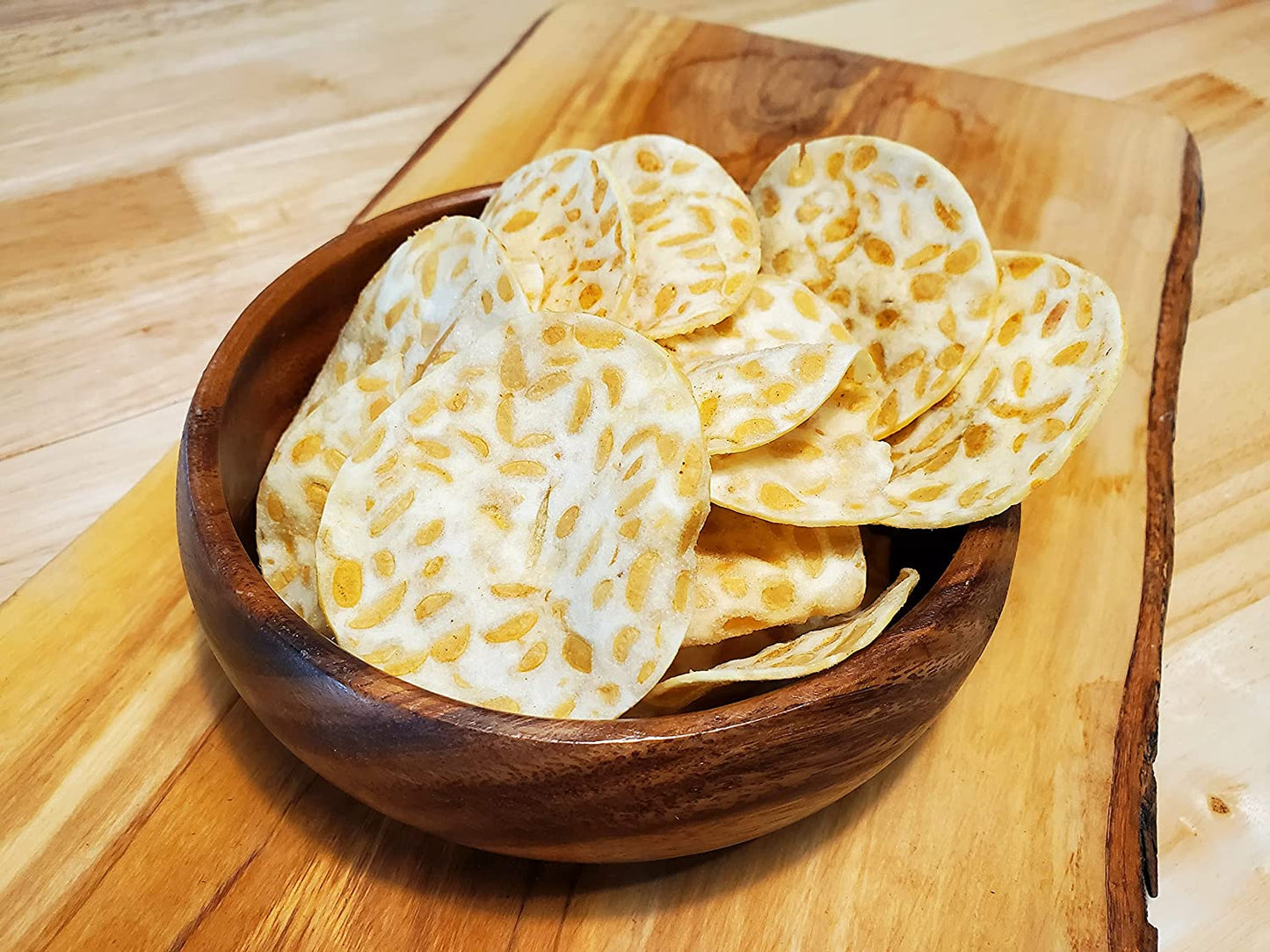 WOH Tempeh Chips Black Pepper - 70 Gr