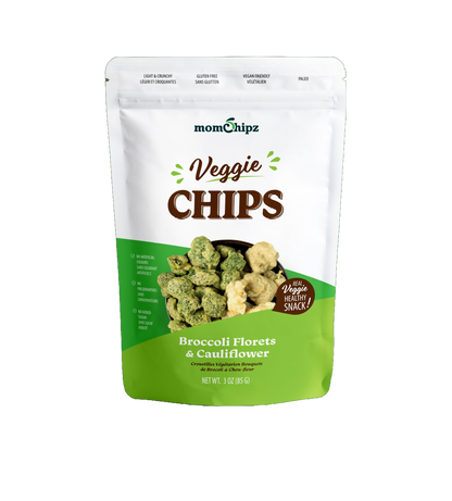 Momchipz Broccoli & Cauliflower Chips - 85 Gr | Healthy & Very Delicious