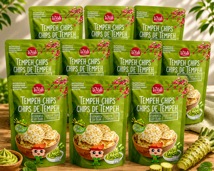 Tempeh Chips Wasabi - 70 Gr
