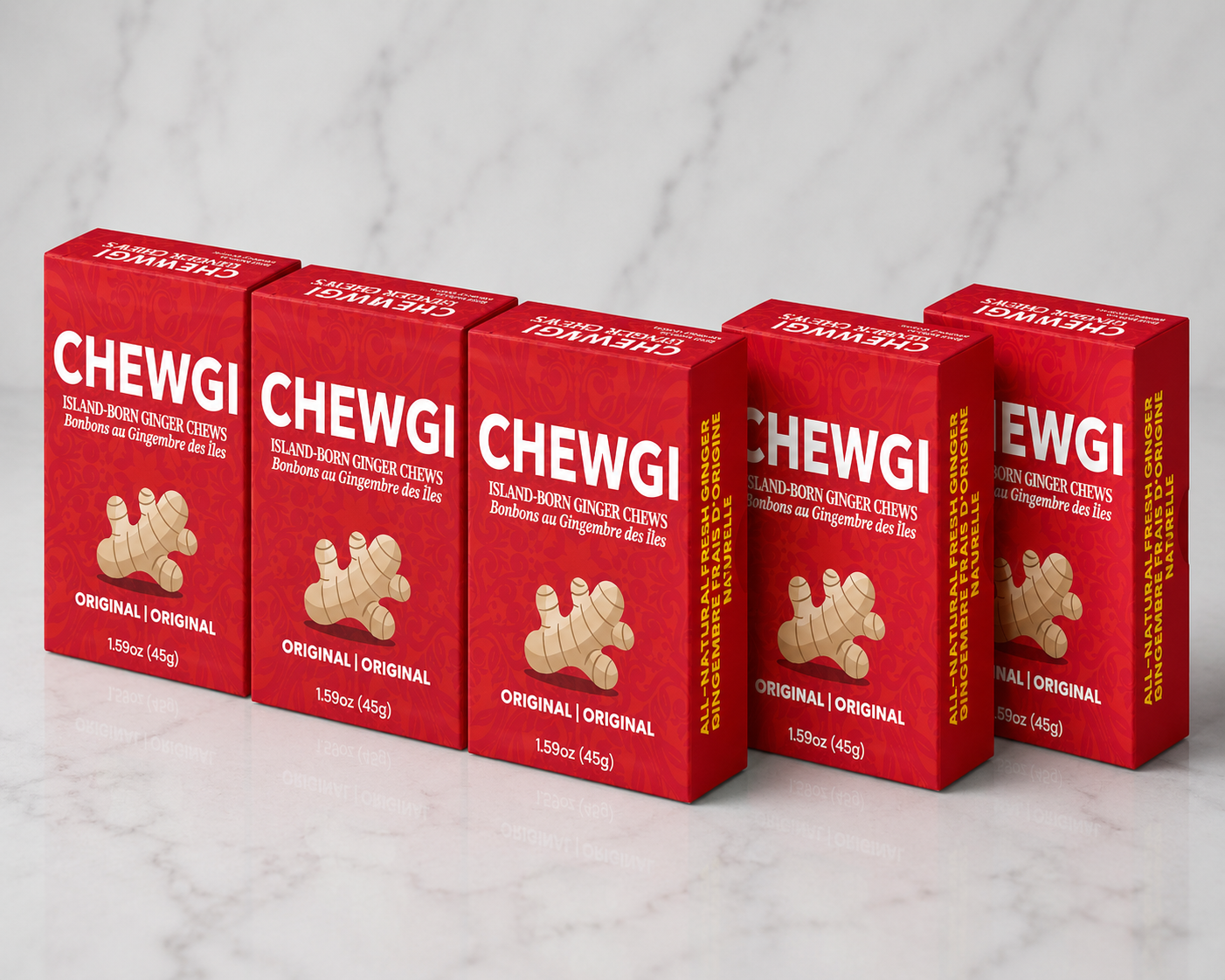 Chewgi Ginger Chews Candy Original Pack