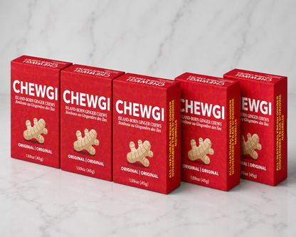 Chewgi Ginger Chews Candy Original Pack