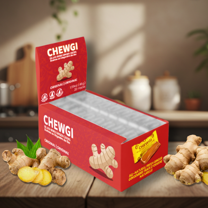 Chewgi Ginger Chews Candy Original Pack