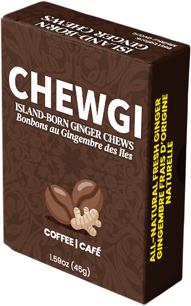 Chewgi Ginger Chews Candy Coffee Pack