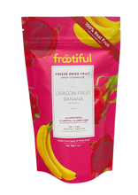 Load image into Gallery viewer, Frootiful Freeze Dried Fruit Dragonfruit Banana - 28gr
