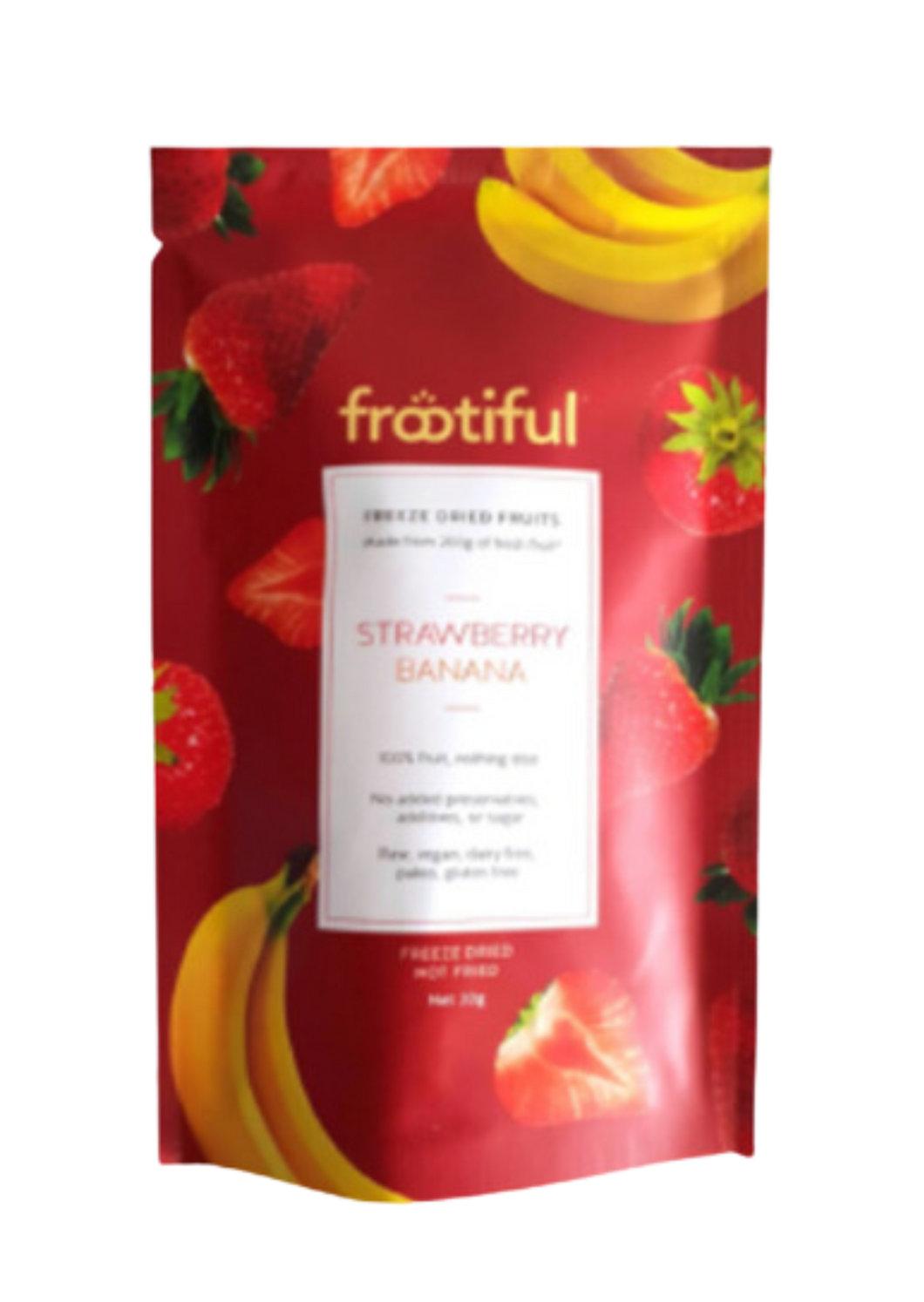 Frootiful Freeze Dried Fruit Strawberry Banana - 20gr