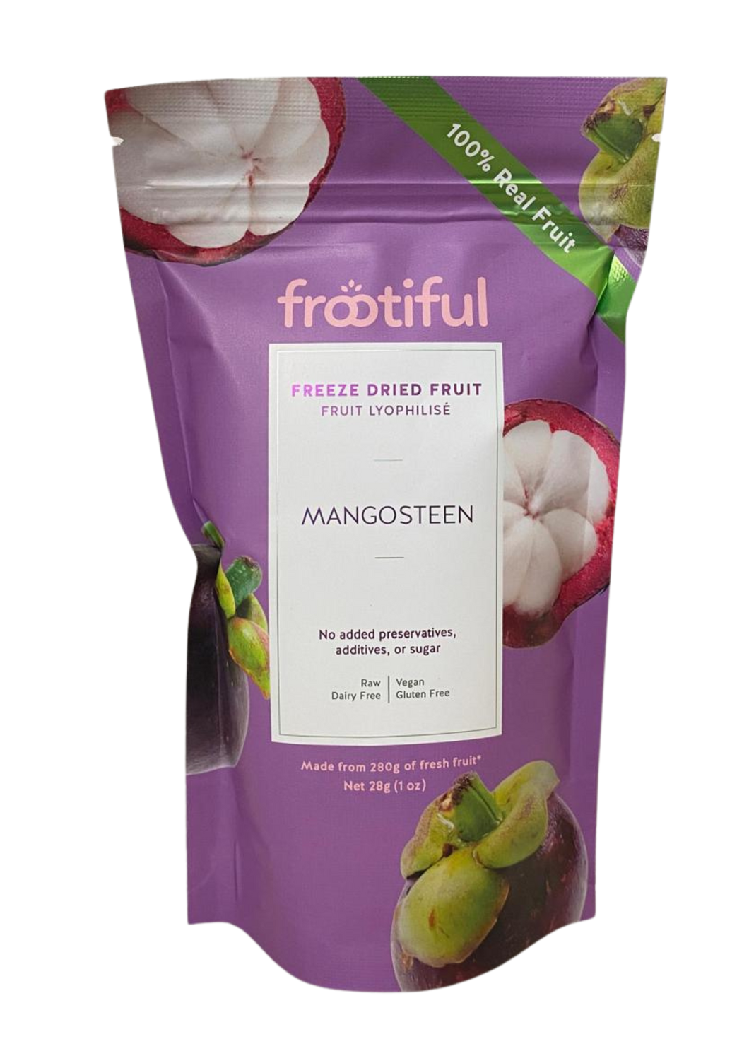 Frootiful Freeze Dried Fruit Mangosteen - 28gr