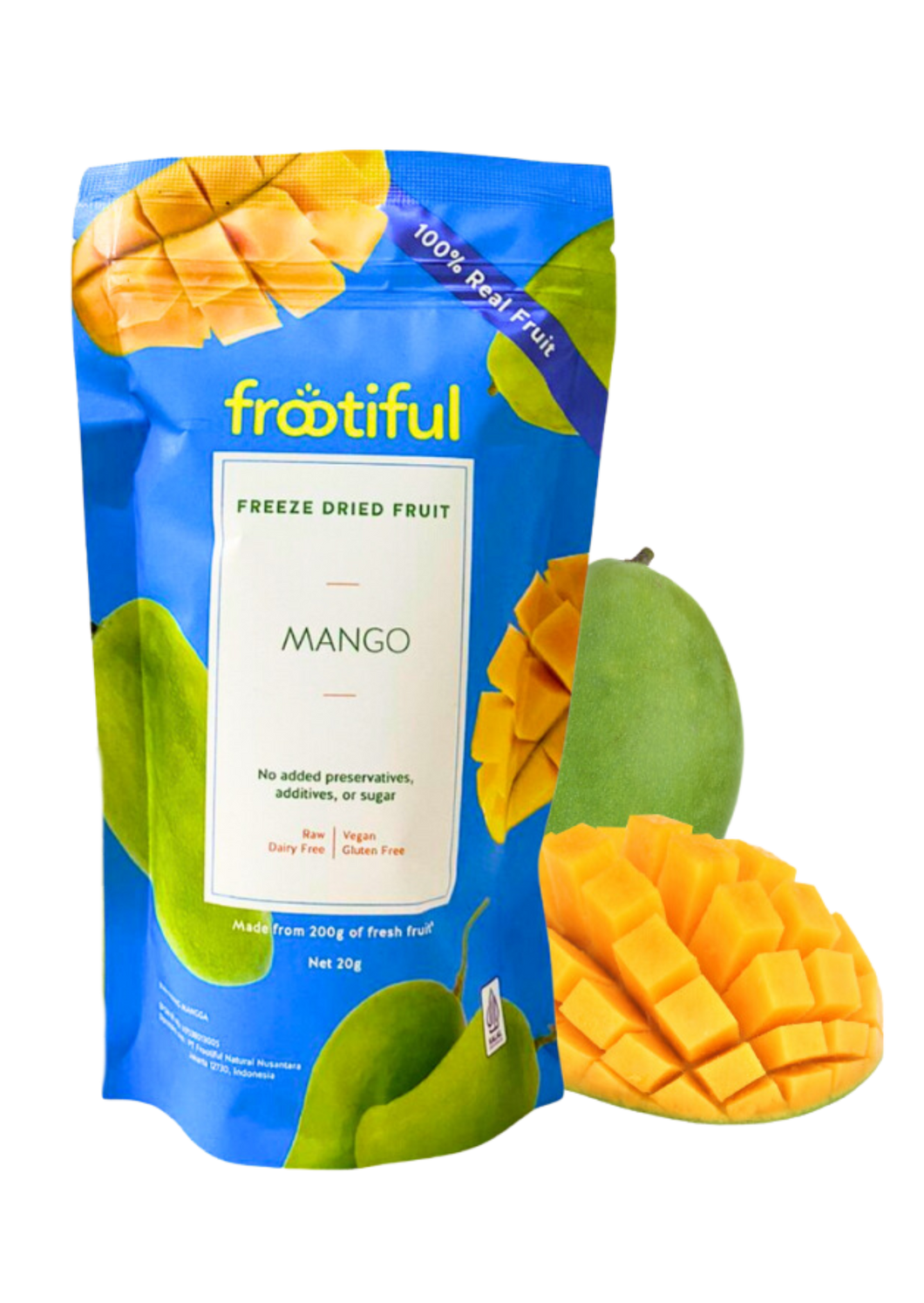Frootiful Freeze Dried Fruit Mango - 20gr