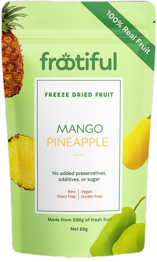 Frootiful Freeze Dried Fruit Mango Pineapple - 28 gr