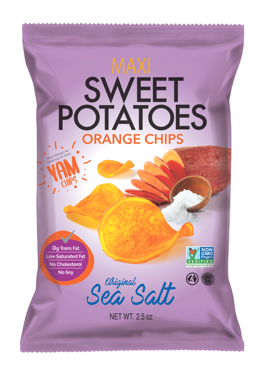 Maxi Orange Sweet Potatoes with Sea Salt | 70 gr