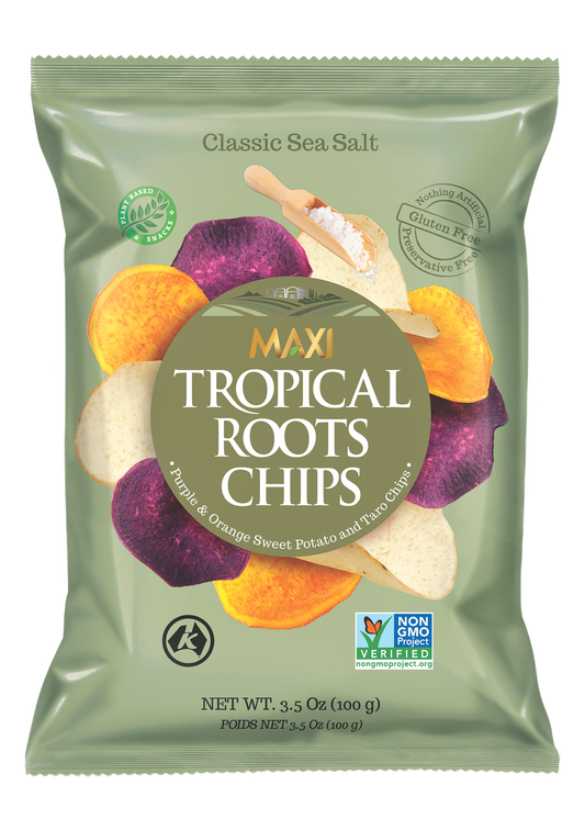 Maxi Tropical Roots Chips - Classic Sea Salt | 100 gr