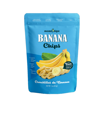 Momchipz Banana Chips - 85 Gr | Healthy & Very Delicious | No-Added Sugar