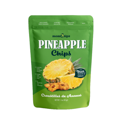 Momchipz Pineapple Chips - 85 GR | Healthy & Very Delicious | No Added Sugar