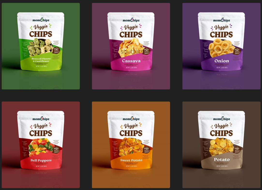 Momchipz Sweet Potato Chips - 85 Gr | Healthy & Very Delicious