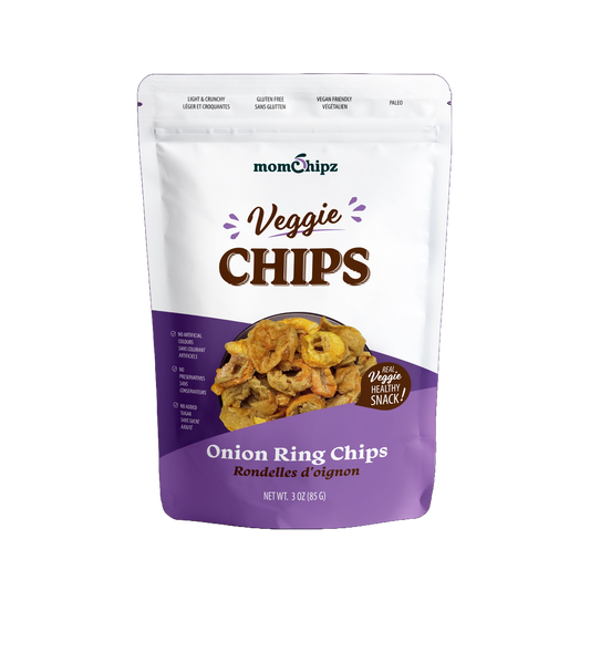 Momchipz Onion Ring Chips - 85 Gr | Healthy & Very Delicious