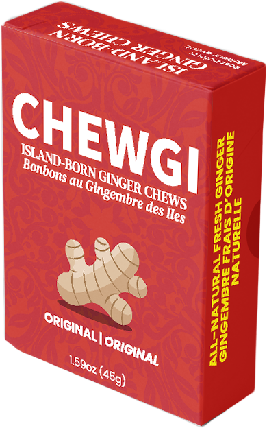 Chewgi Ginger Chews Candy Original Pack