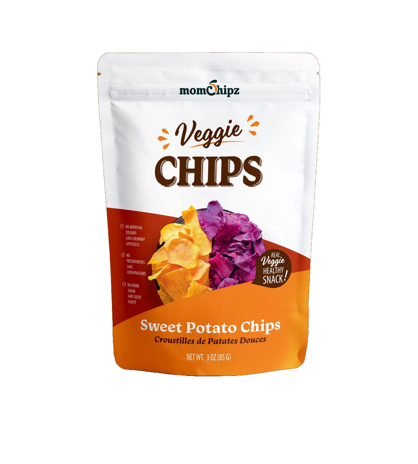 Momchipz Sweet Potato Chips - 85 Gr | Healthy & Very Delicious