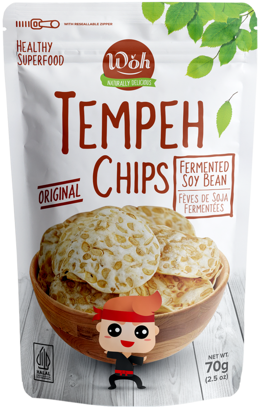 WOH Tempeh Chips Original - 70 Gr