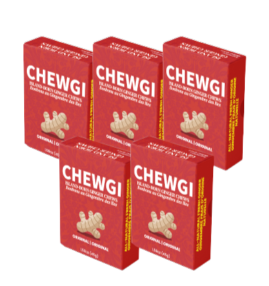 Chewgi Ginger Chews Candy Original Pack